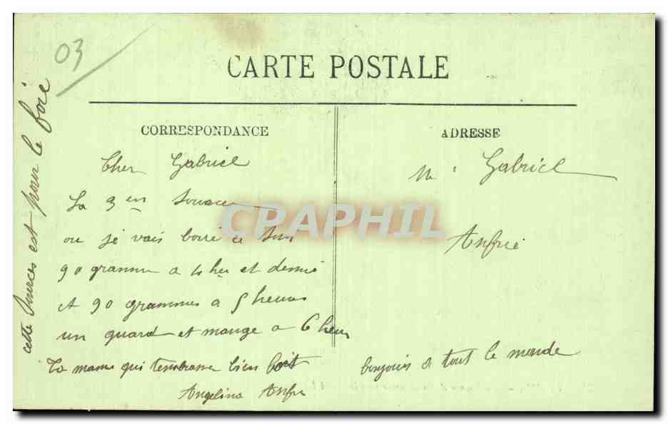 CPA Vichy La source de la grande grille — Rückseite