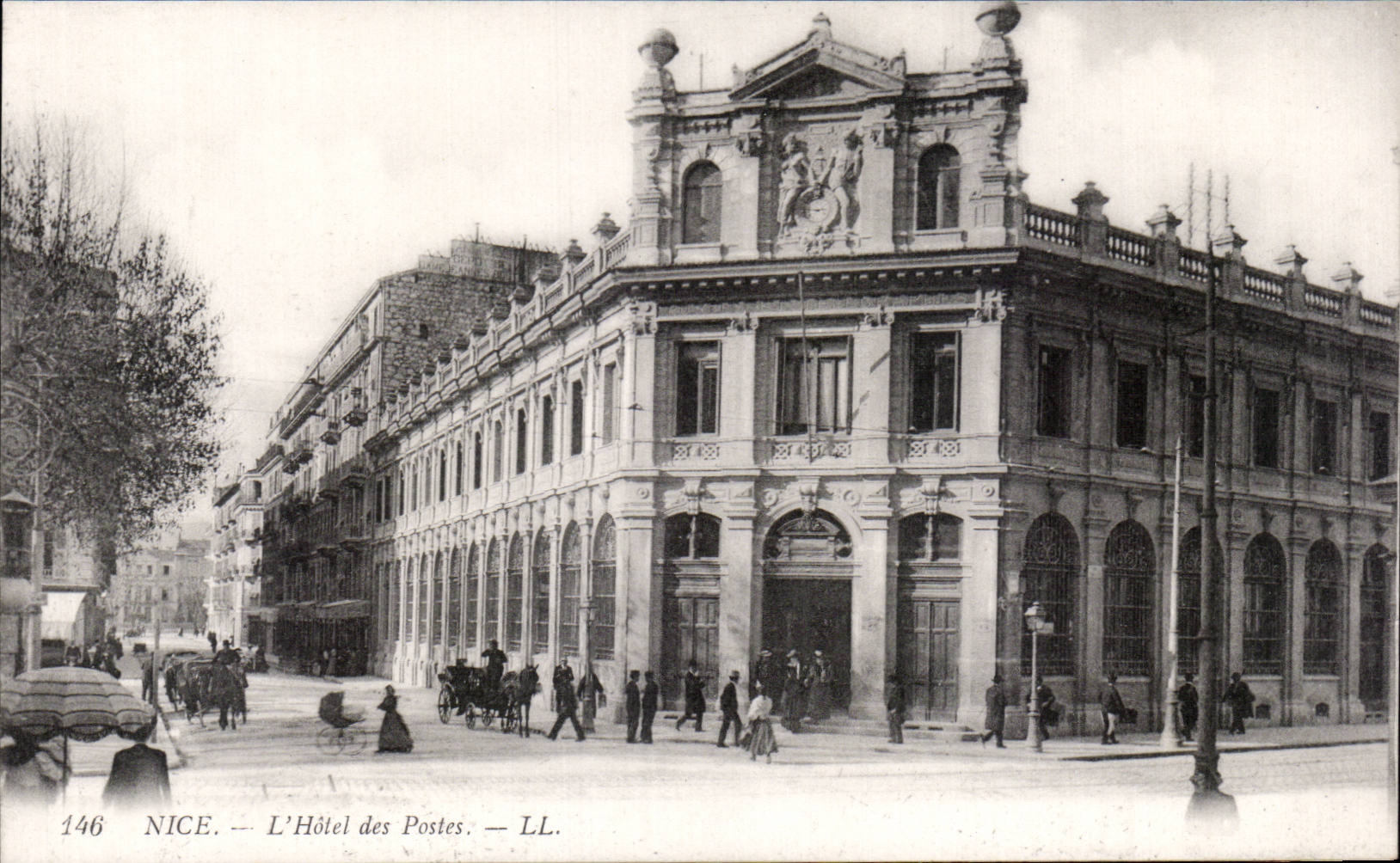 CPA Nice L hotel des Postes