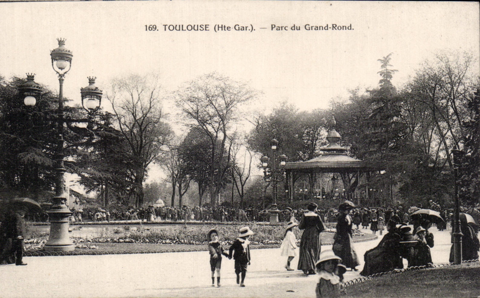 Toulouse (Hte Gar.) — Park of Grand-Rond — unidentified publisher, series number 169