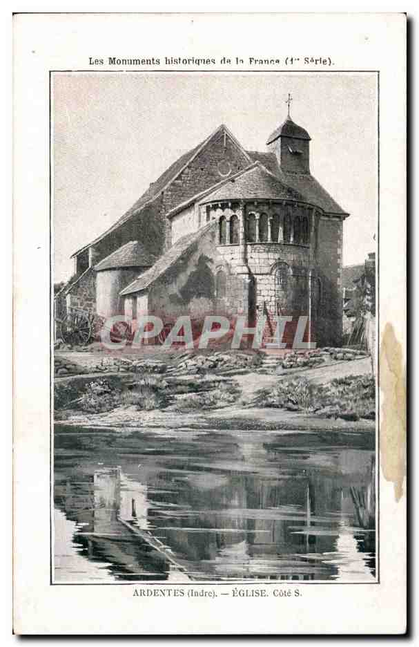 Ardentes (Indre) — Église Saint-Martin — 1ère Série, Les Monuments historiques de la France