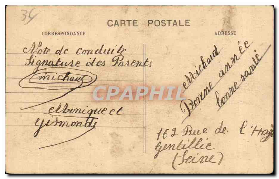 Les Bords de la Creuse — 26 GARGILESSÉ (Indre) — Pont de la Billardière — G. Sand — Rückseite