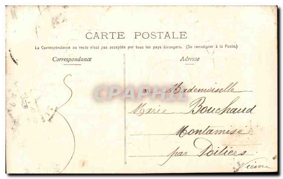 Fleurs Pensee - Pansy - Bonne Annee - CPA  — Verso