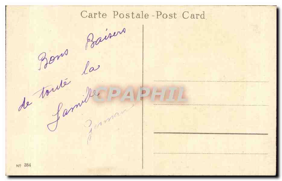 Fleurs Heureux Anniversaire - CPA  — Verso