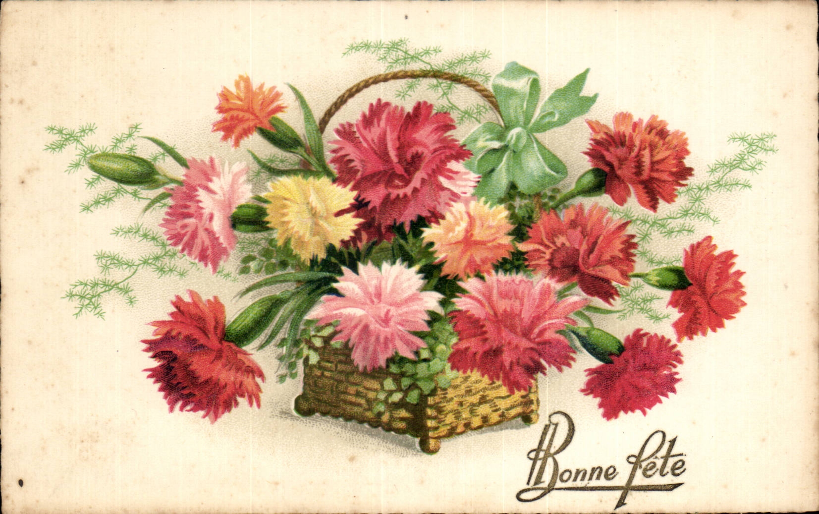 Fleurs Bonne Fete - CPA 