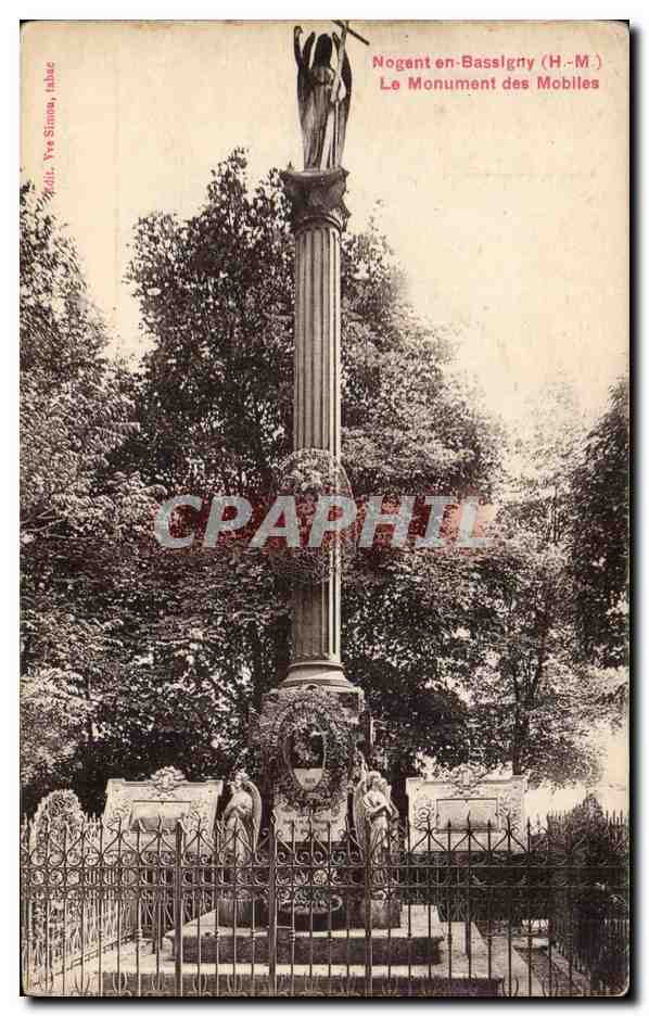 Nogent-en-Bassilly (H-M) — Le Monument des Mobiles — Éditeur Yves Simac, n° 1486