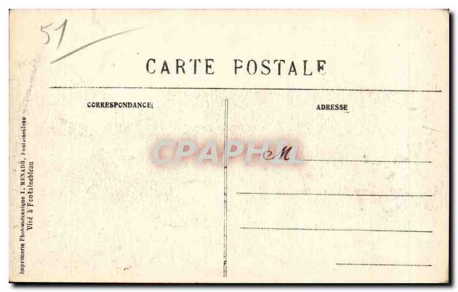 Esternay - La Maison Lambert - Bataille de la Marne - Septembre 1914 - CPA  — Back
