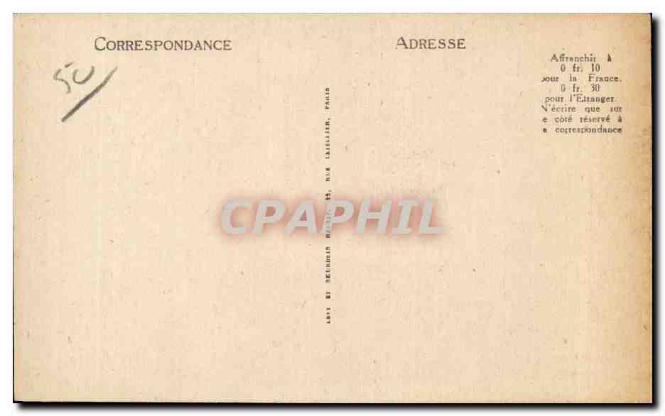 Le Mont Saint Michel - La Tour du Guet - CPA  — Verso