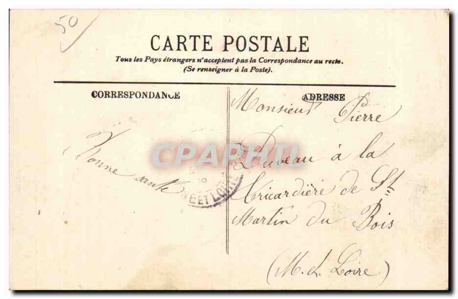 Cherbourg — Vue générale prise de la Montagne du Roule — LL. — Verso