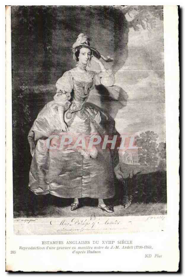 CPA Fantaisie Estampes anglaises du 18eme Ardell Hudson