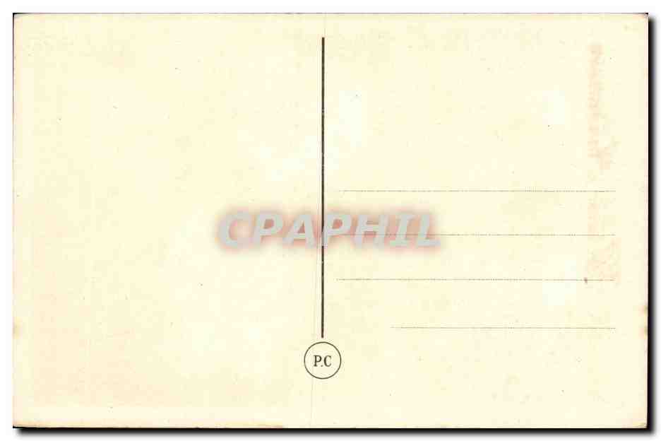 Fleurs Carnations - CPA  — Verso