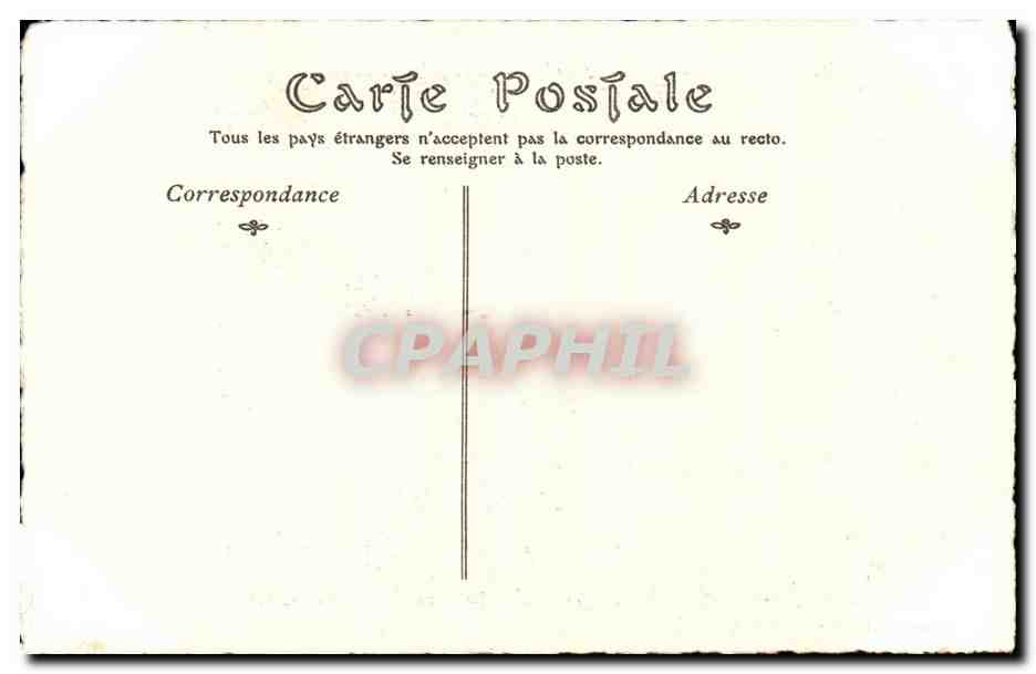 CPA Fantaisie Estampes francaises du 18eme Je m occupais en attendant — Verso
