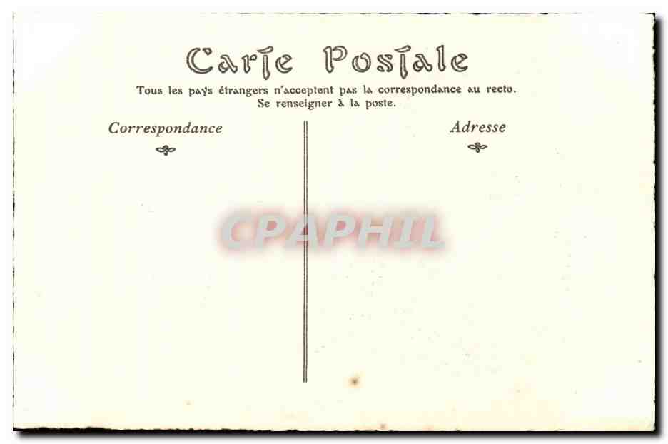 CPA Fantaisie Estampes francaises du 18eme Lancret Gravure de Larmessin Les oyes de Frere Philippe — Verso