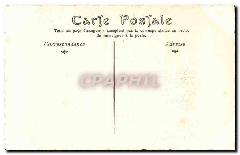 CPA Fantaisie Maitres de l estampe au 18eme Watteau Surugue  — Rückseite