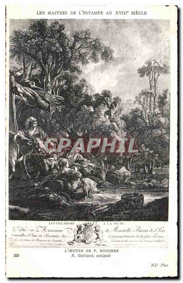 Die Meister der Kupferstechkunst im 18. Jahrhundert — Das Werk von F. Boucher, gestochen von R. Gaillard — Nr. 352