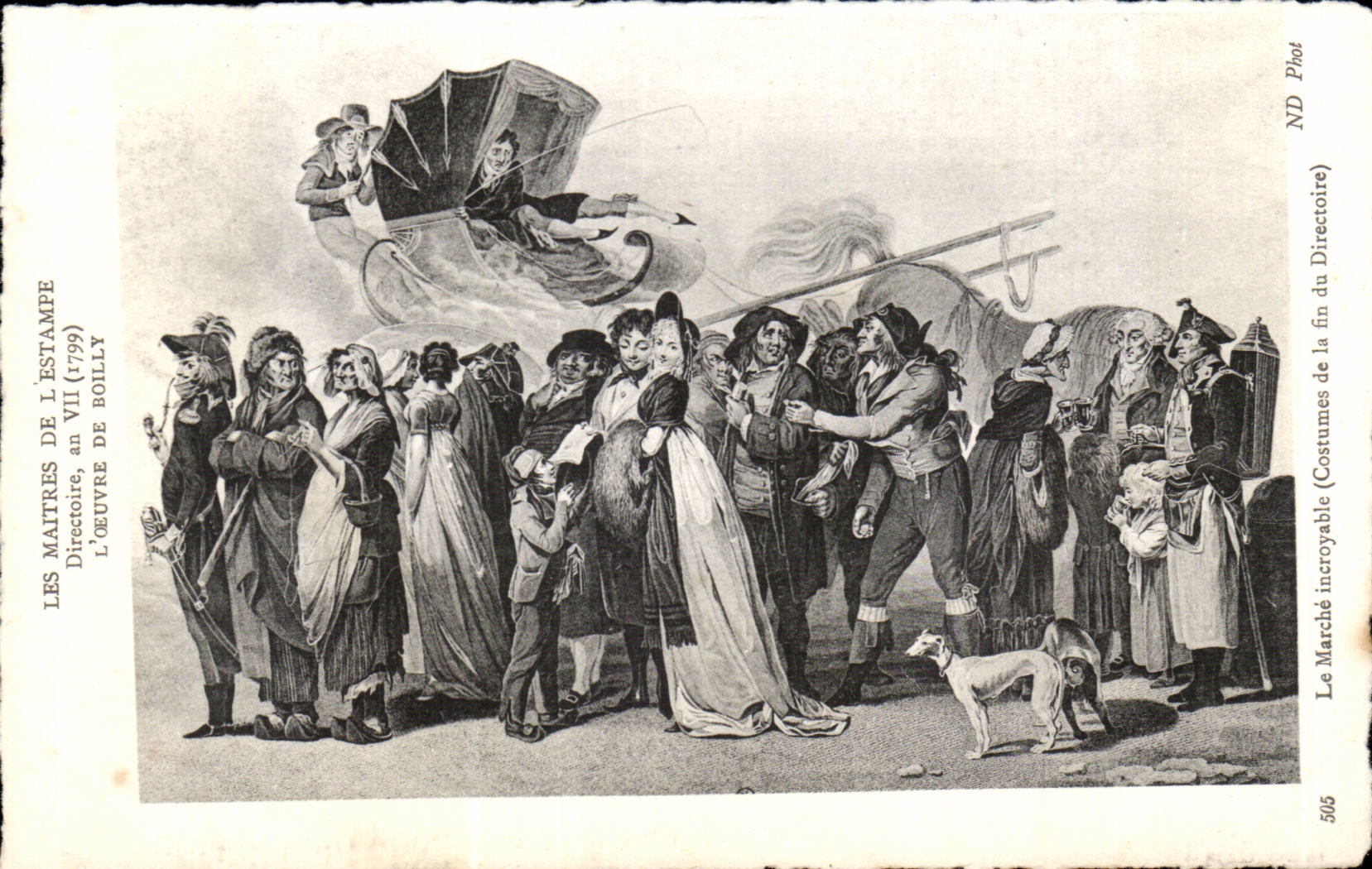 Die Meister der Lithografie — Direktorium, Jahr VII (1799) — Das Werk von Bolly — N° 505