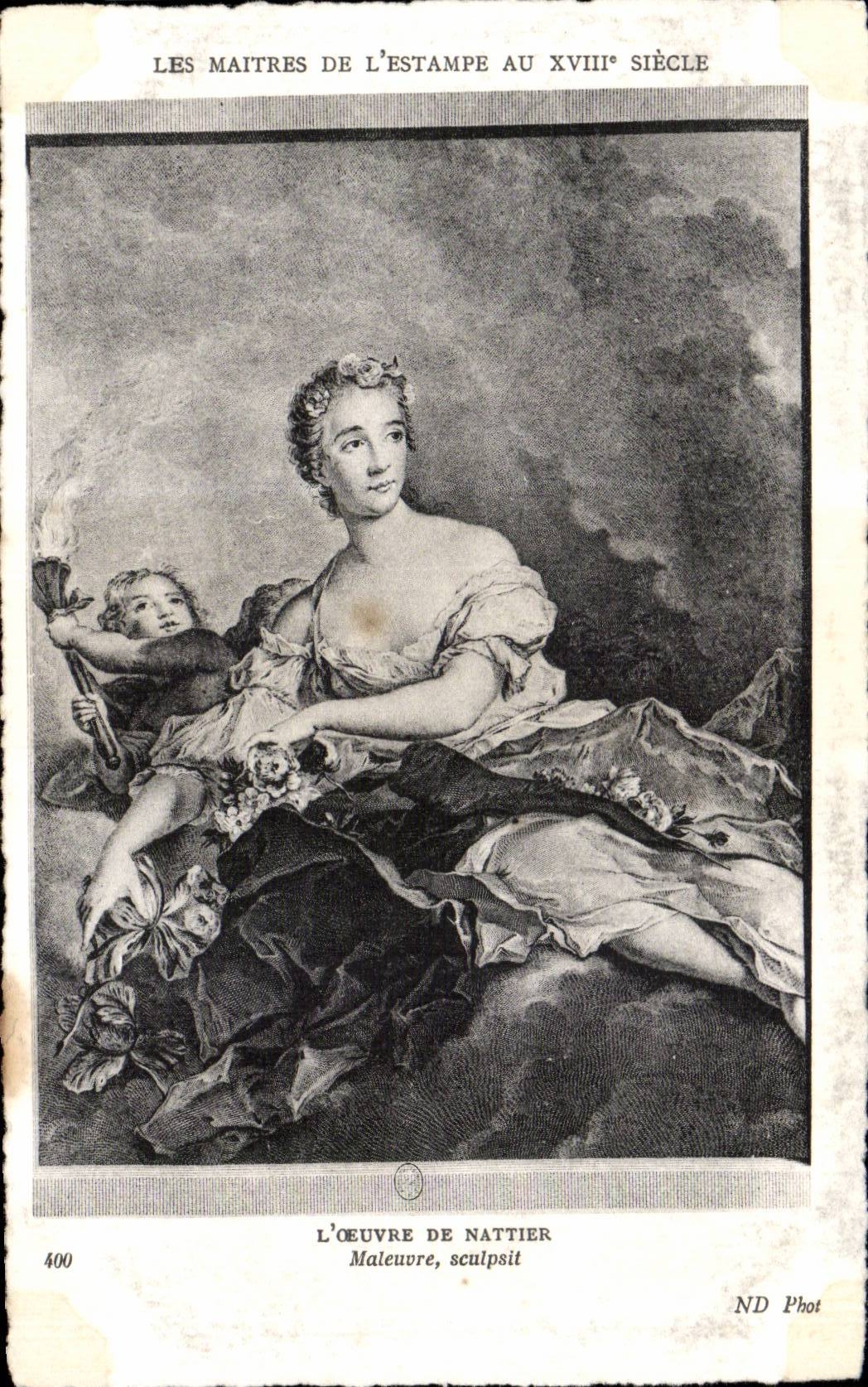 Die Meister der Kupferstechkunst im 18. Jahrhundert — Das Werk von Nattier — ND Phot, Nr. 400