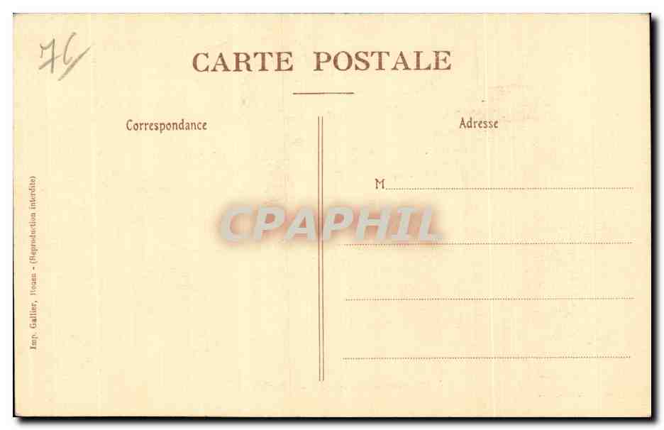 CPA Une foire en Normandie au 14eme  — Rückseite