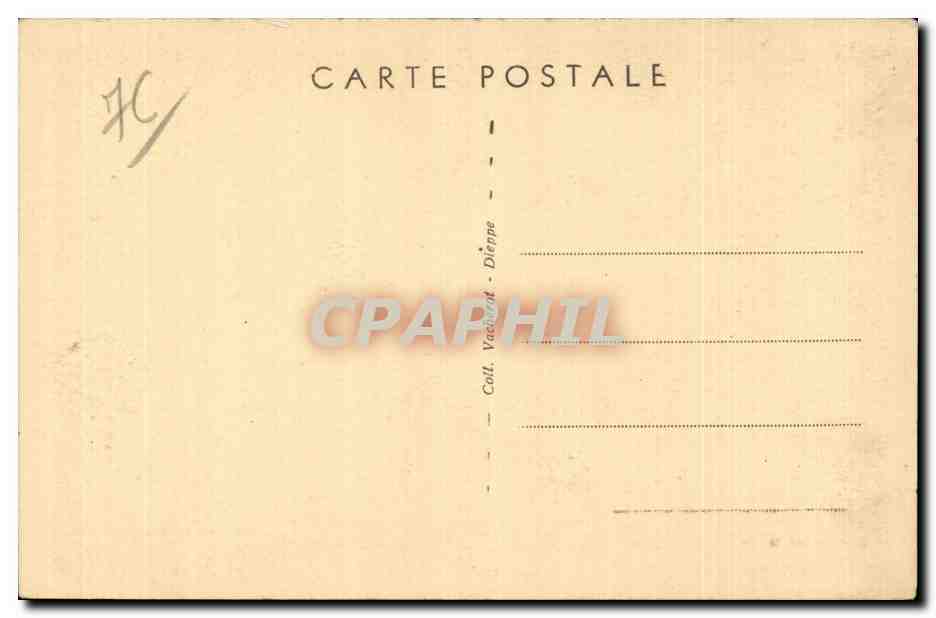 CPA Varengeville sur Mer Interieur de l eglise — Rückseite