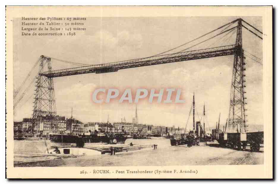 Rouen - Pont Transbordeur - CPA 