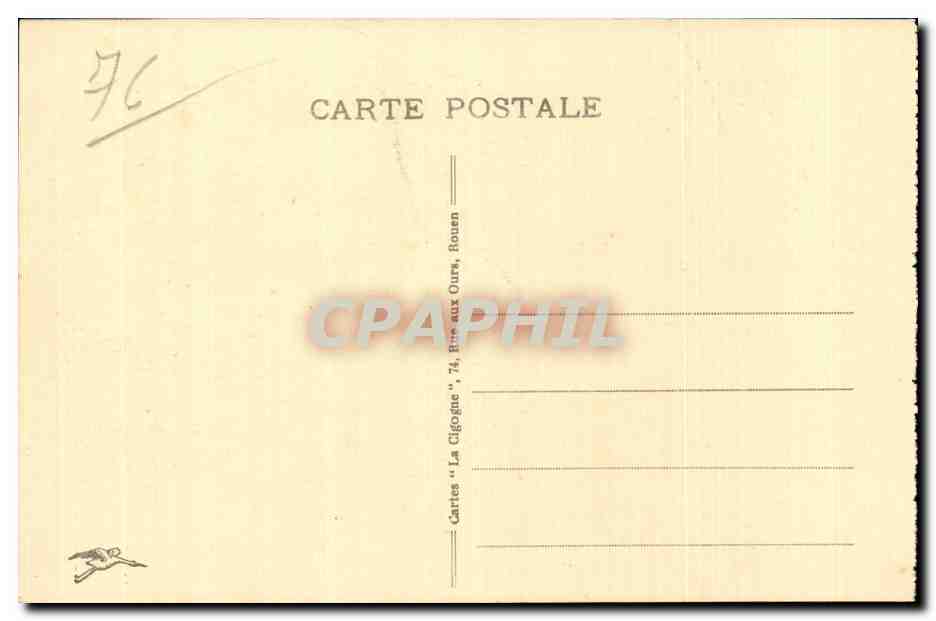 Rouen - Pont Transbordeur - CPA  — Verso