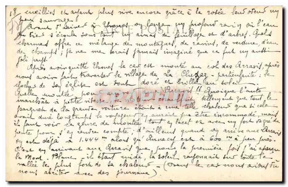 Rouen - Le Pont de la Caille Enfants Folklore - CPA  — Rückseite