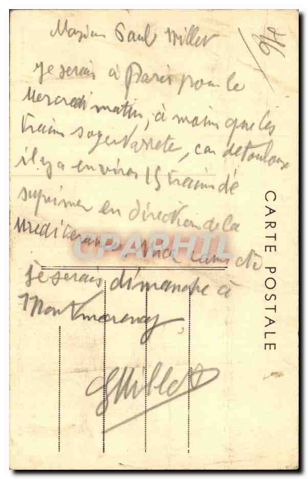 Gourdon (Lot) — Promenade de l'Arbre-Rond — Combier Imp. Macon — Verso
