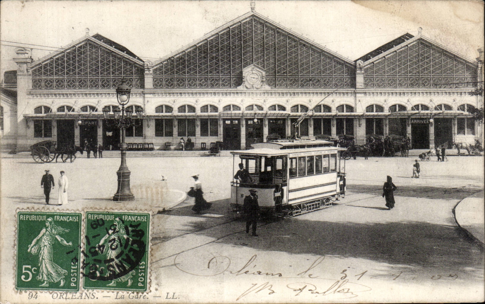 Orleans - La Gare - CPA 