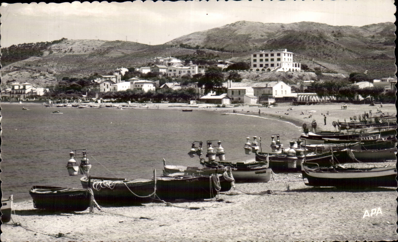 En Parcourant la Cote Vermeille - Banyuls sur Mer - La Plage - CPA 