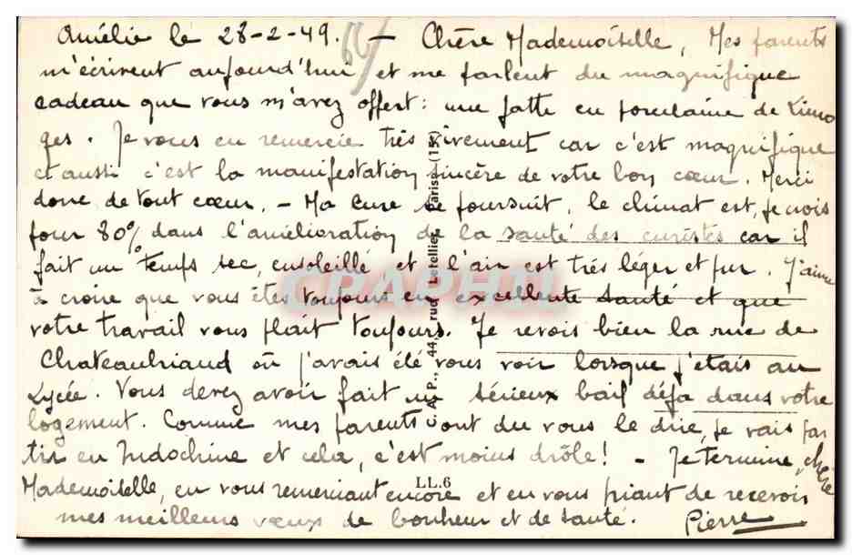 Amelie les Bains - Vue Generale et l Hopital Militaire - CPA  — Rückseite