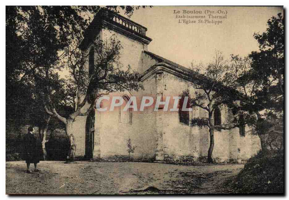 Le Boulou - L Eglise St Philippe - L Etablissement Thermal - CPA 