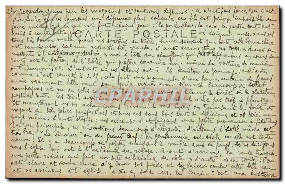 Forges les Eaux - Etablissement Thermal - Bords du Lac - CPA  — Rückseite