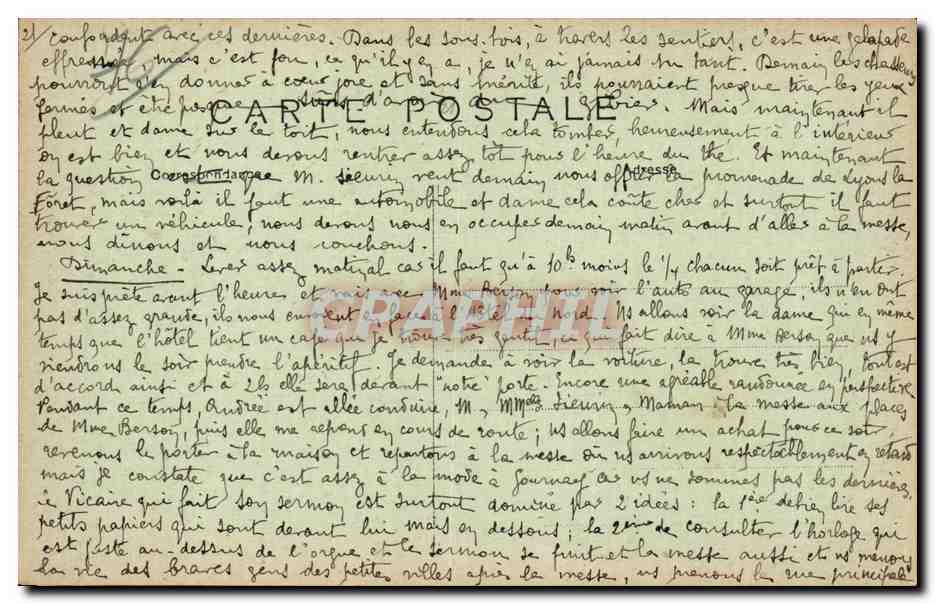 Forges les Eaux - Etablissement Thermal - Le Casino orchestre de musique - CPA  — Rückseite