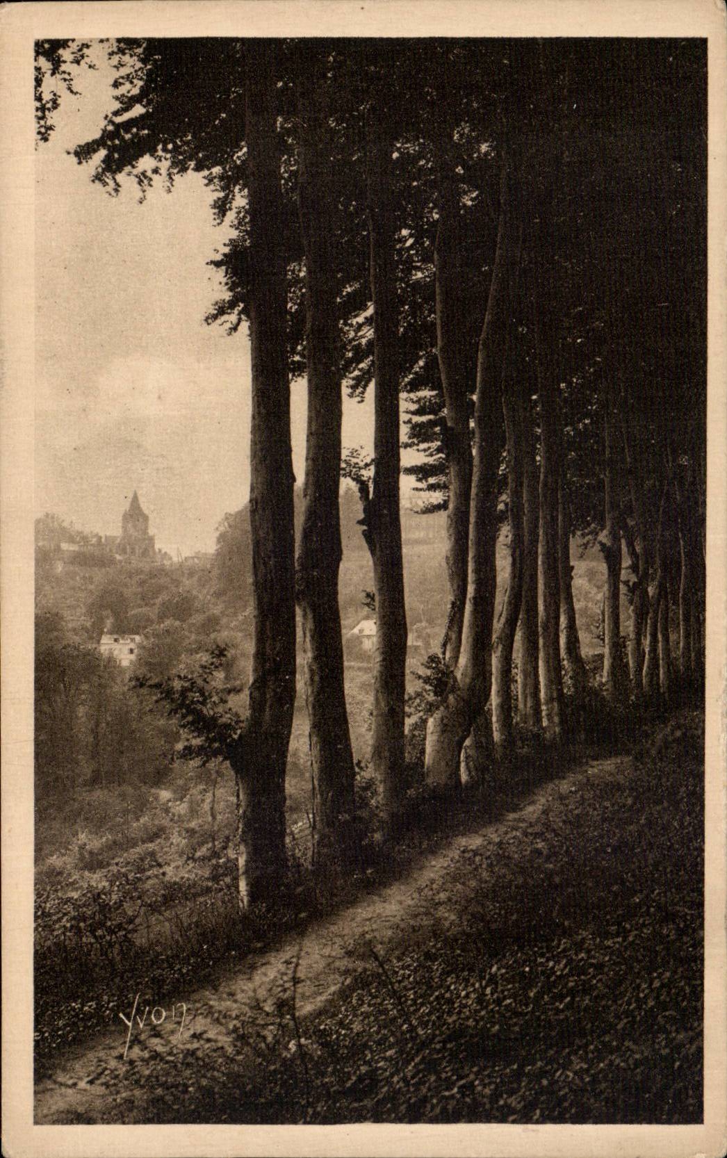 Canteleu - Le Village - vu a travers - La Douce France - CPA 