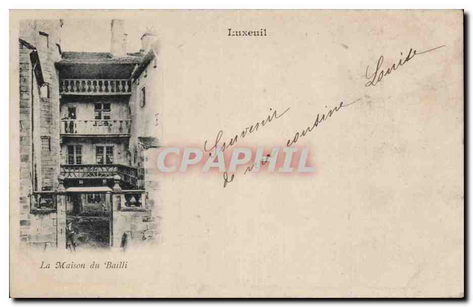 CPA Luxeuil La maison du Bailli