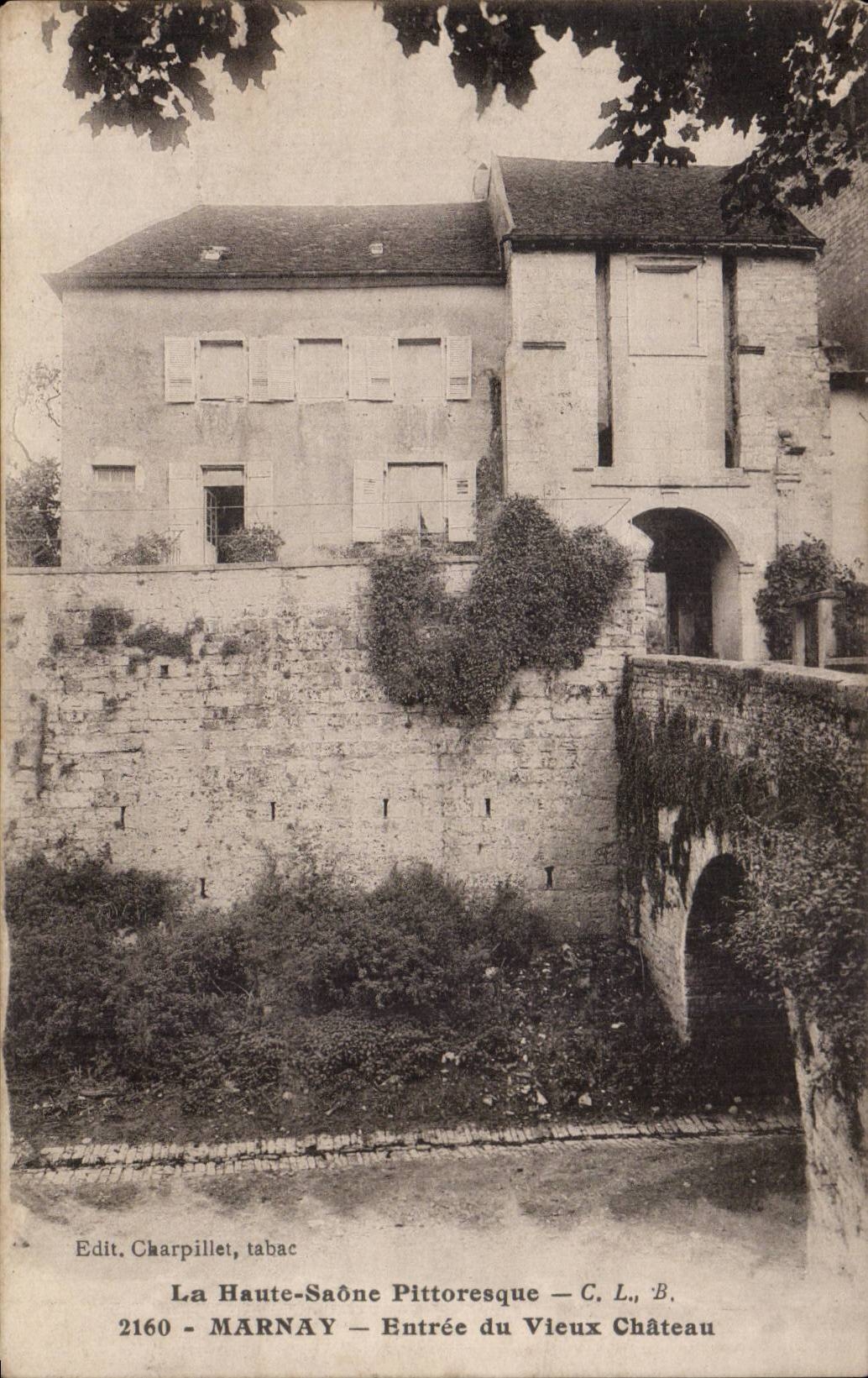 CPA Marnay Entree du vieux chateau