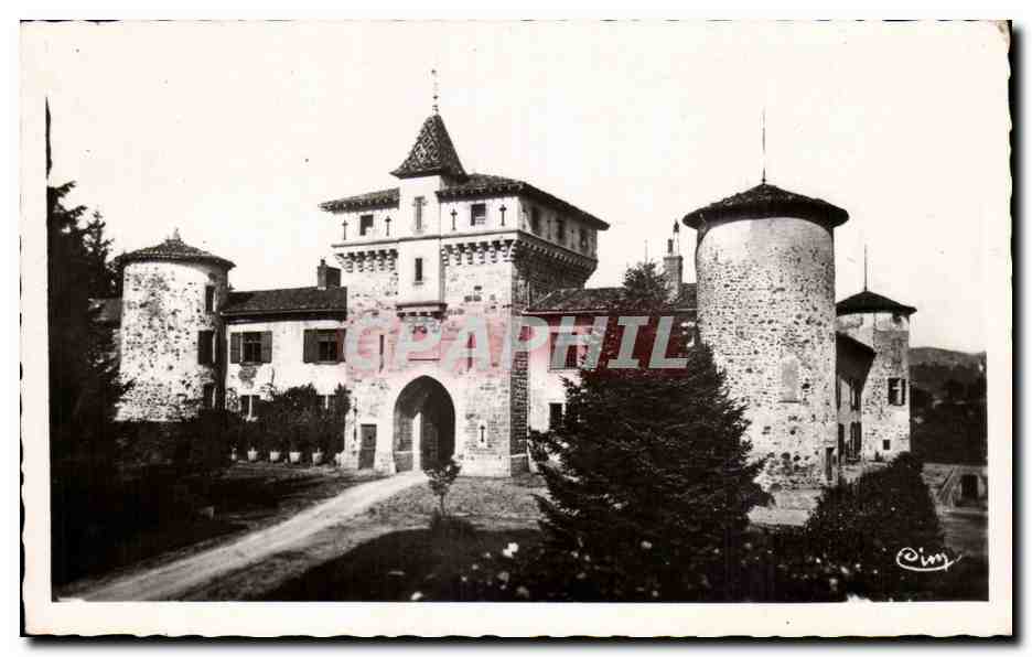 CPSM St Symphorien sur Coise Chateau de Saconay