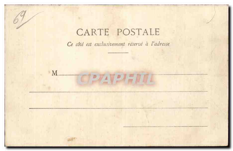 LYON - Île Barbe - Bords de la Saône — Édition Giletta, phot., Nice, n° 2523 — Verso