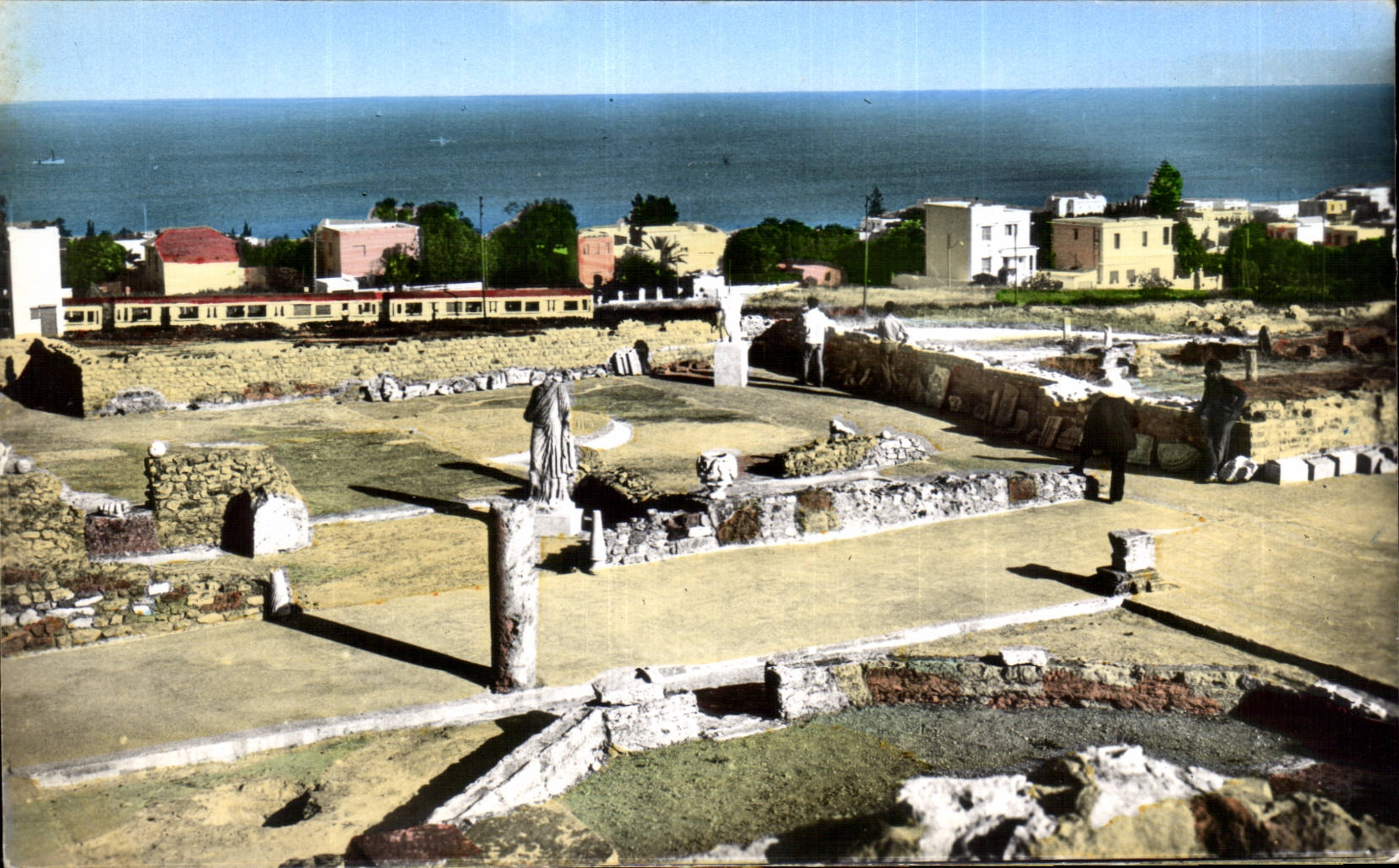 CPA Tunisie Carthage Villas romaines