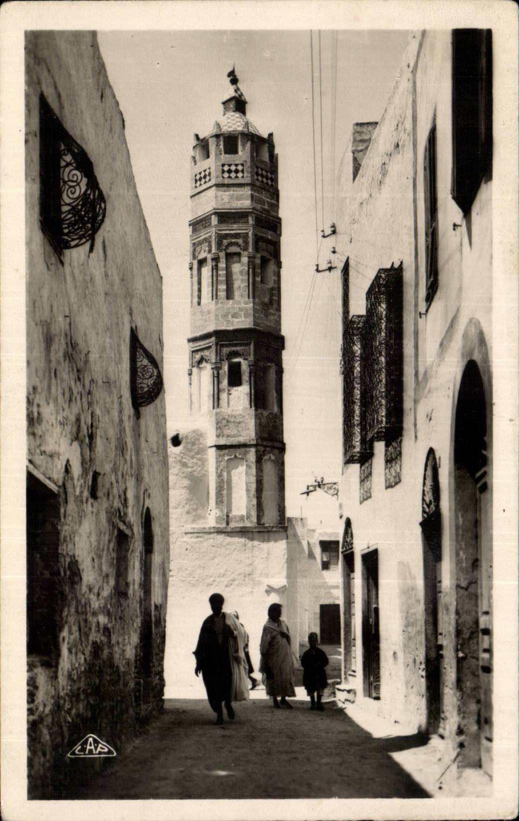 CPA Tunisie Sousse Minaret de la Zaouia Zakak