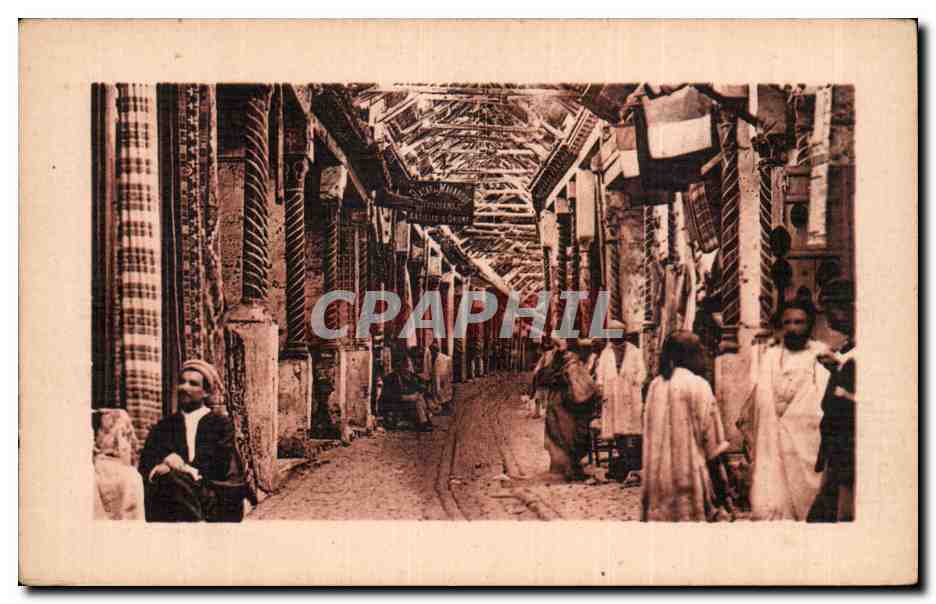 CPA Tunisie Le plus beau souk de Tunis Souk et Trouk ou des tailleurs