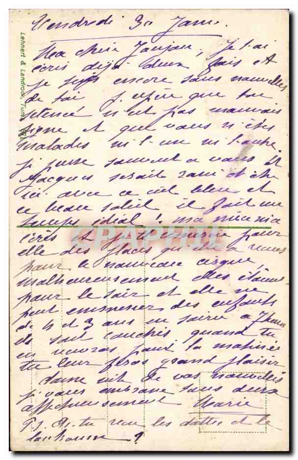 CPA Tunisie Tunis Vue generale — Rückseite