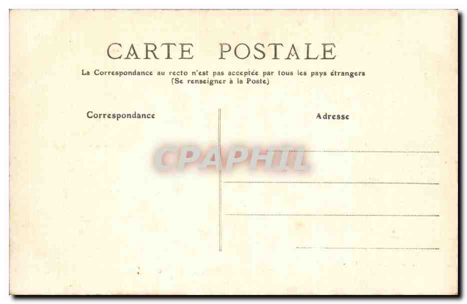 CPA Tunisie Souk des etoffes — Verso
