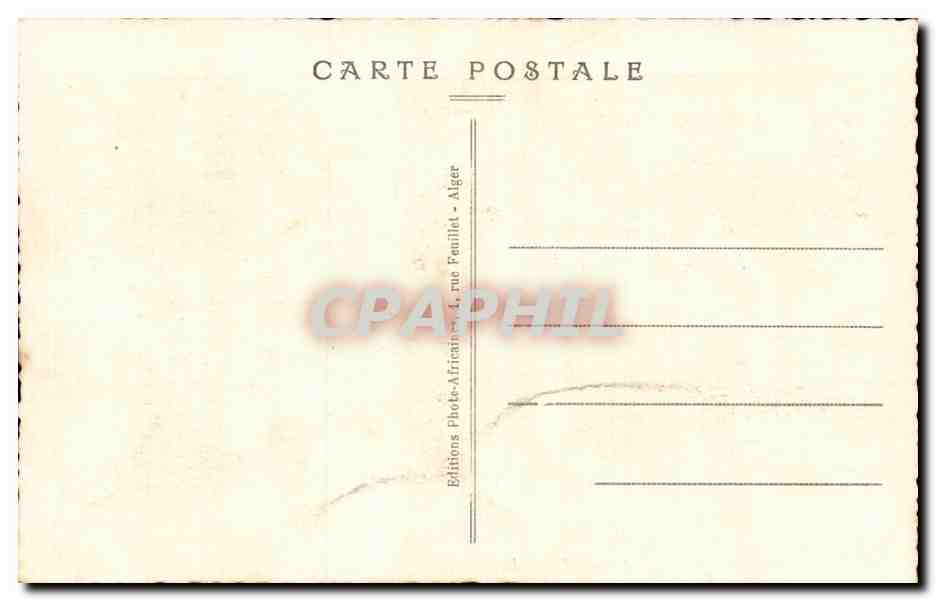 CPA Tunisie Carthage Ruines romaines  — Rückseite