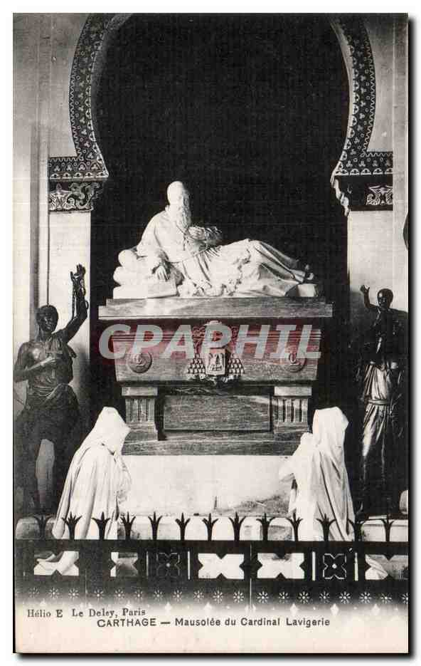CPA Tunisie Carthage Mausolee du cardinal Lavigerie 