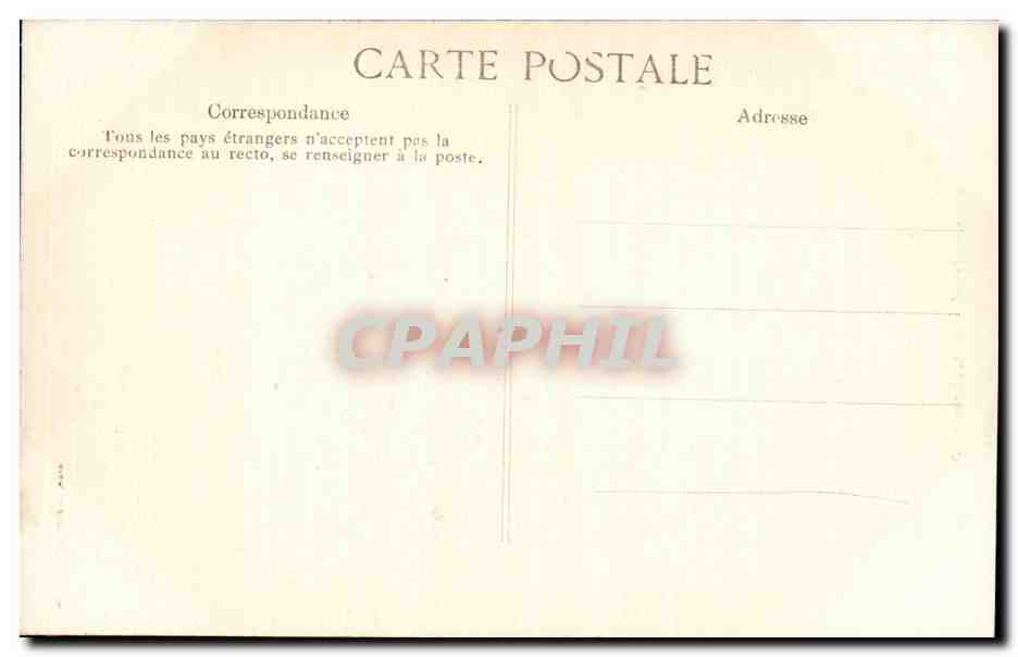CPA Tunisie Carthage Groupe de palmiers Enfants — Verso