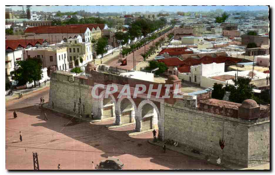 CPA Tunisie Tunis Portes de Bab Saadoun 