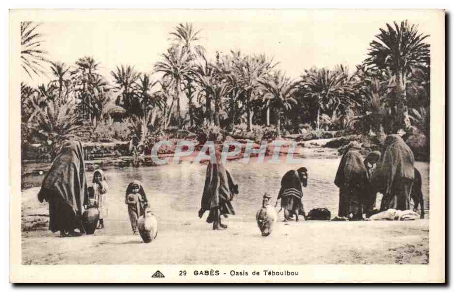CPA Tunisie Gabes Oued de TEboulbou 