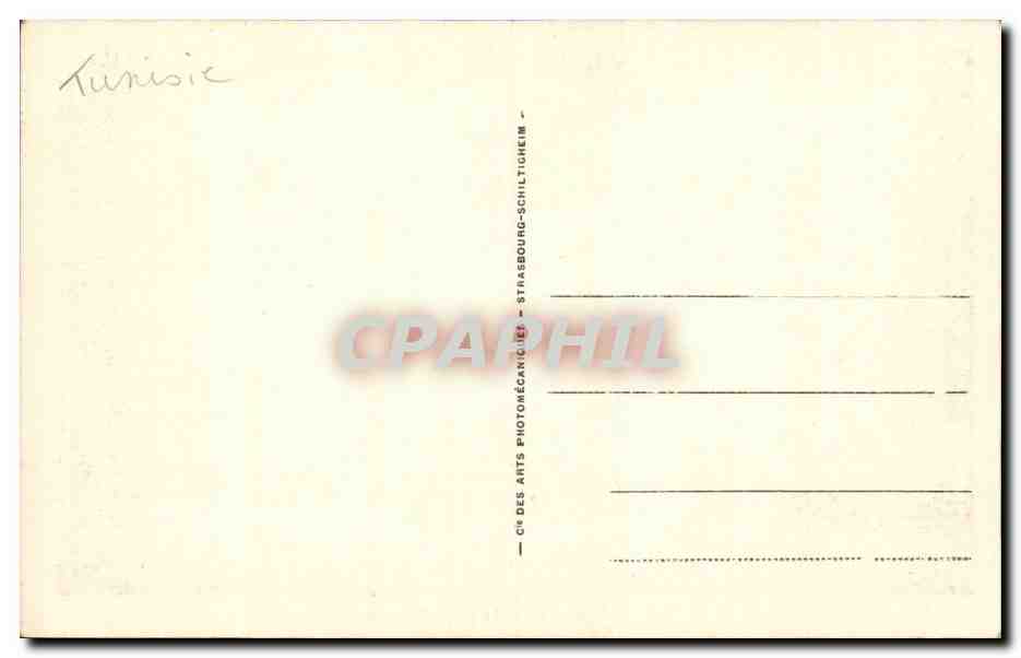 CPA Tunisie Gabes Oued de TEboulbou  — Rückseite