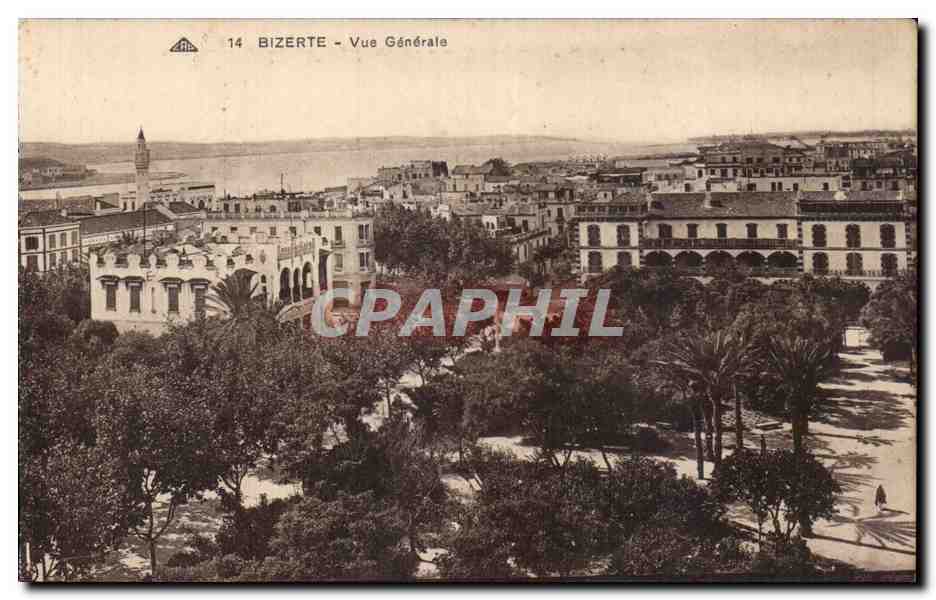 CPA Tunisie Bizerte Vue generale