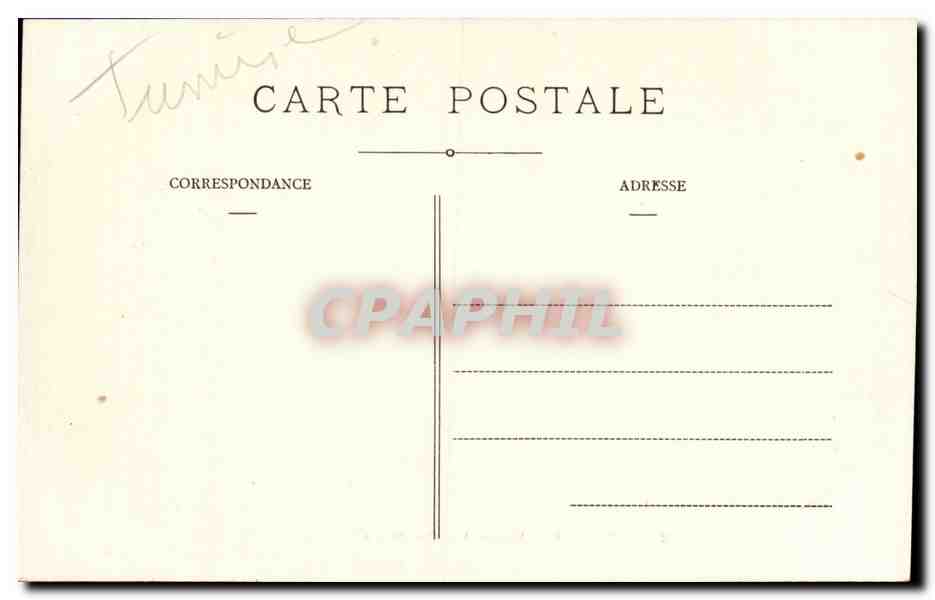 CPA Tunisie Medenine Maison a quatre etages — Rückseite